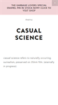 Mobile Screenshot of casual-science.com
