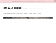 Tablet Screenshot of casual-science.com